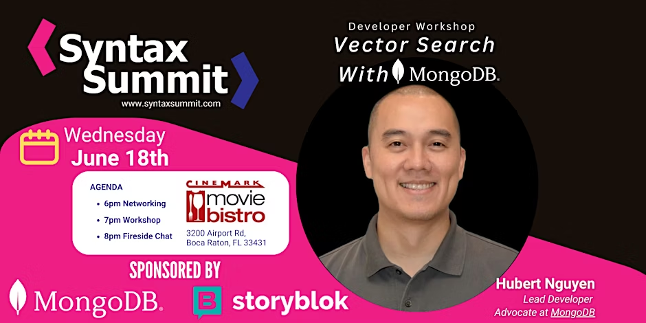 MongoDB Vector Search Workshop at Syntax Summit